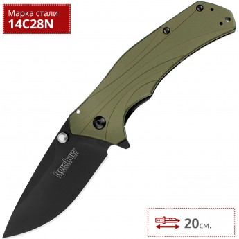 Нож KERSHAW 1870OLBLK KNOCKOUT Нож KERSHAW 1870OLBLK KNOCKOUT